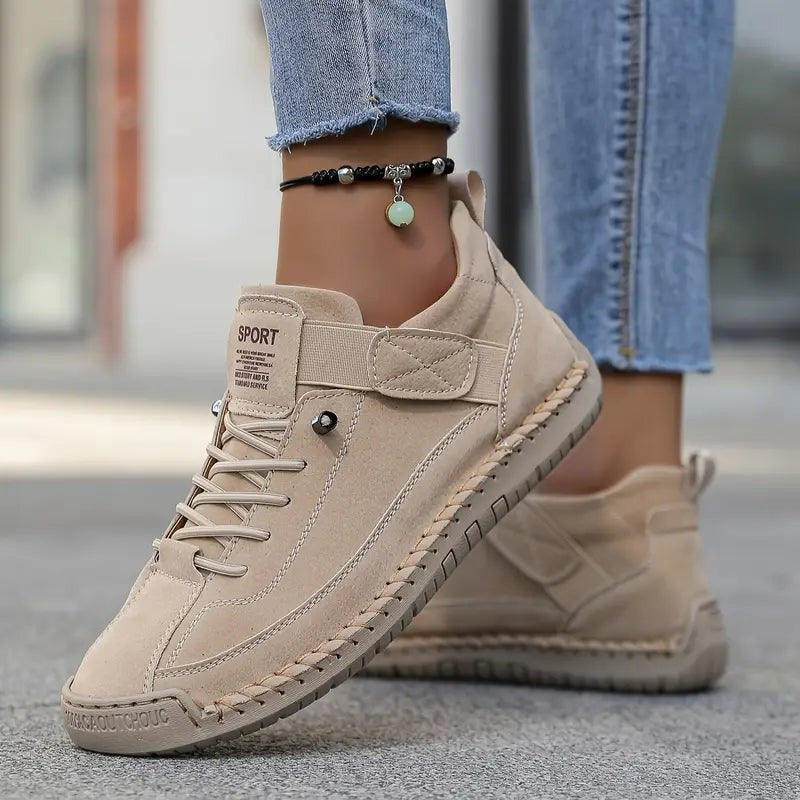 Lace-Up Women's Trainers with Cushioned Sole