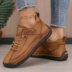 Lace-Up Women's Trainers with Cushioned Sole