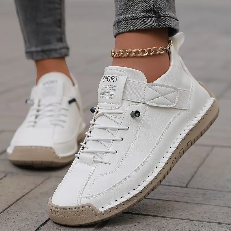Lace-Up Women's Trainers with Cushioned Sole