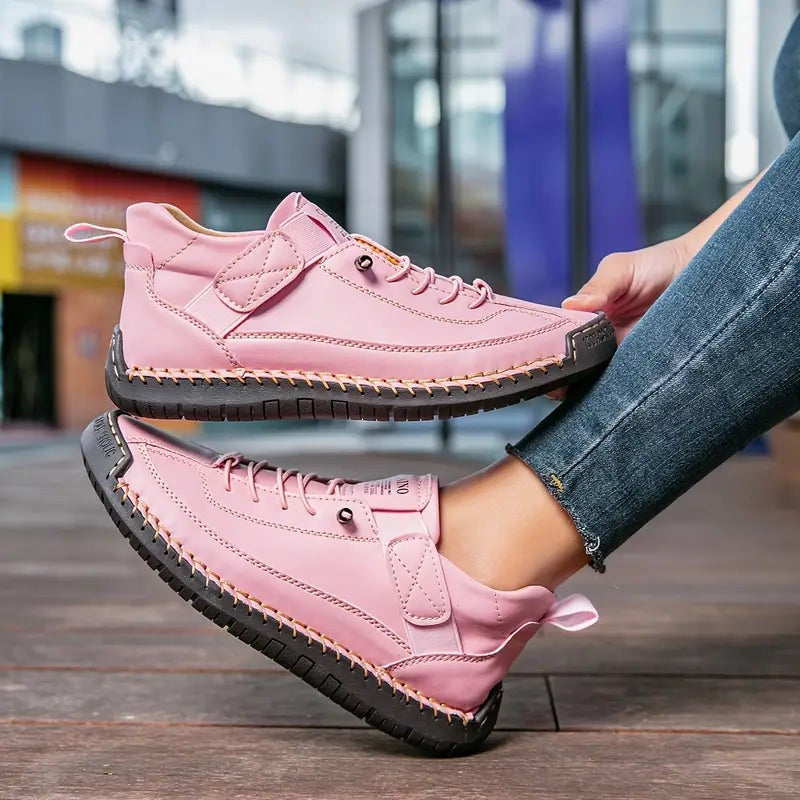 Lace-Up Women's Trainers with Cushioned Sole