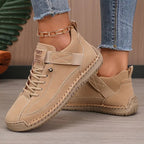 Lace-Up Women's Trainers with Cushioned Sole