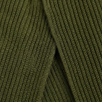 Long Sleeve Ribbed Knit Wrap Jumper Dress