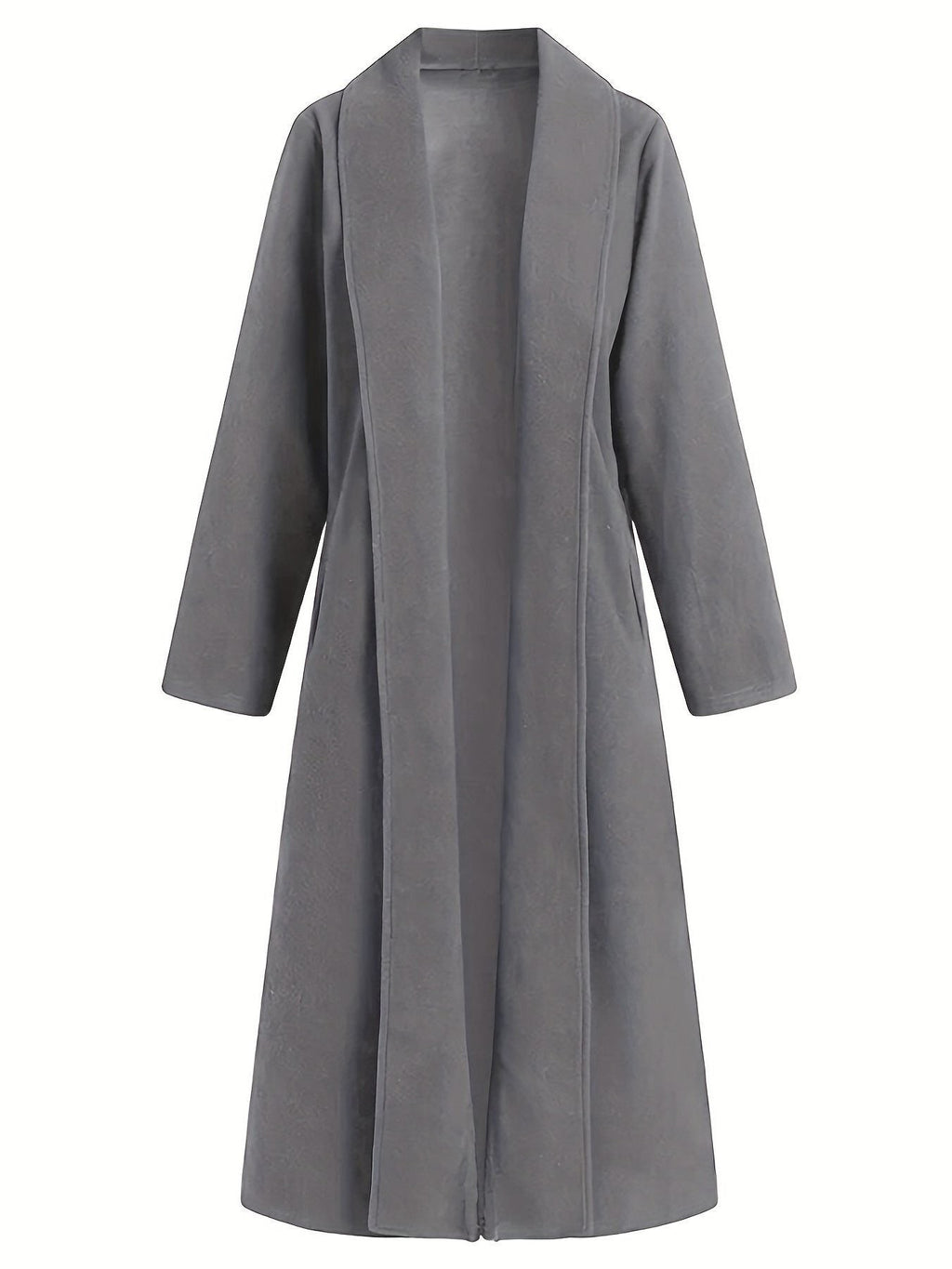 Open Front Longline Coats for Women