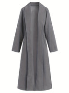 Open Front Longline Coats for Women