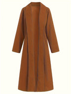Open Front Longline Coats for Women