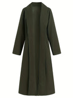 Open Front Longline Coats for Women