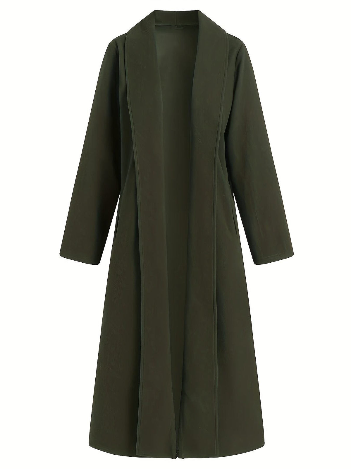 Open Front Longline Coats for Women