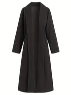 Open Front Longline Coats for Women