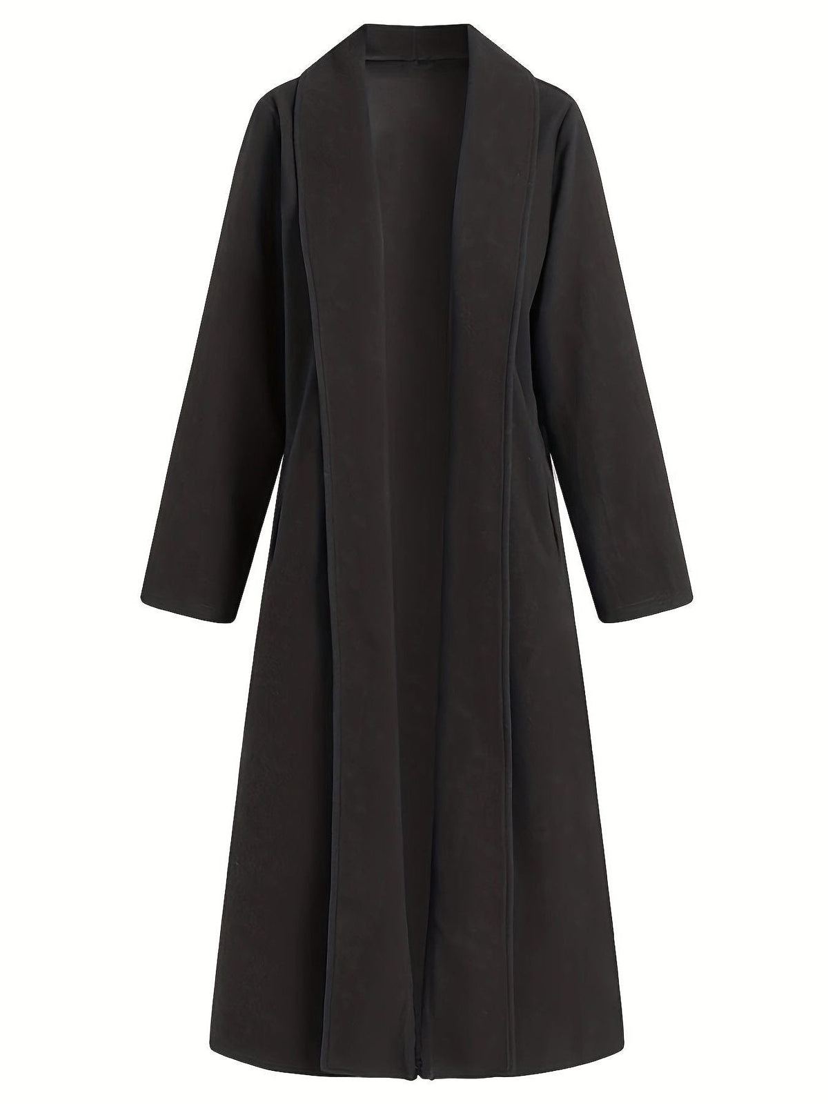 Open Front Longline Coats for Women