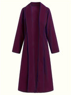 Open Front Longline Coats for Women