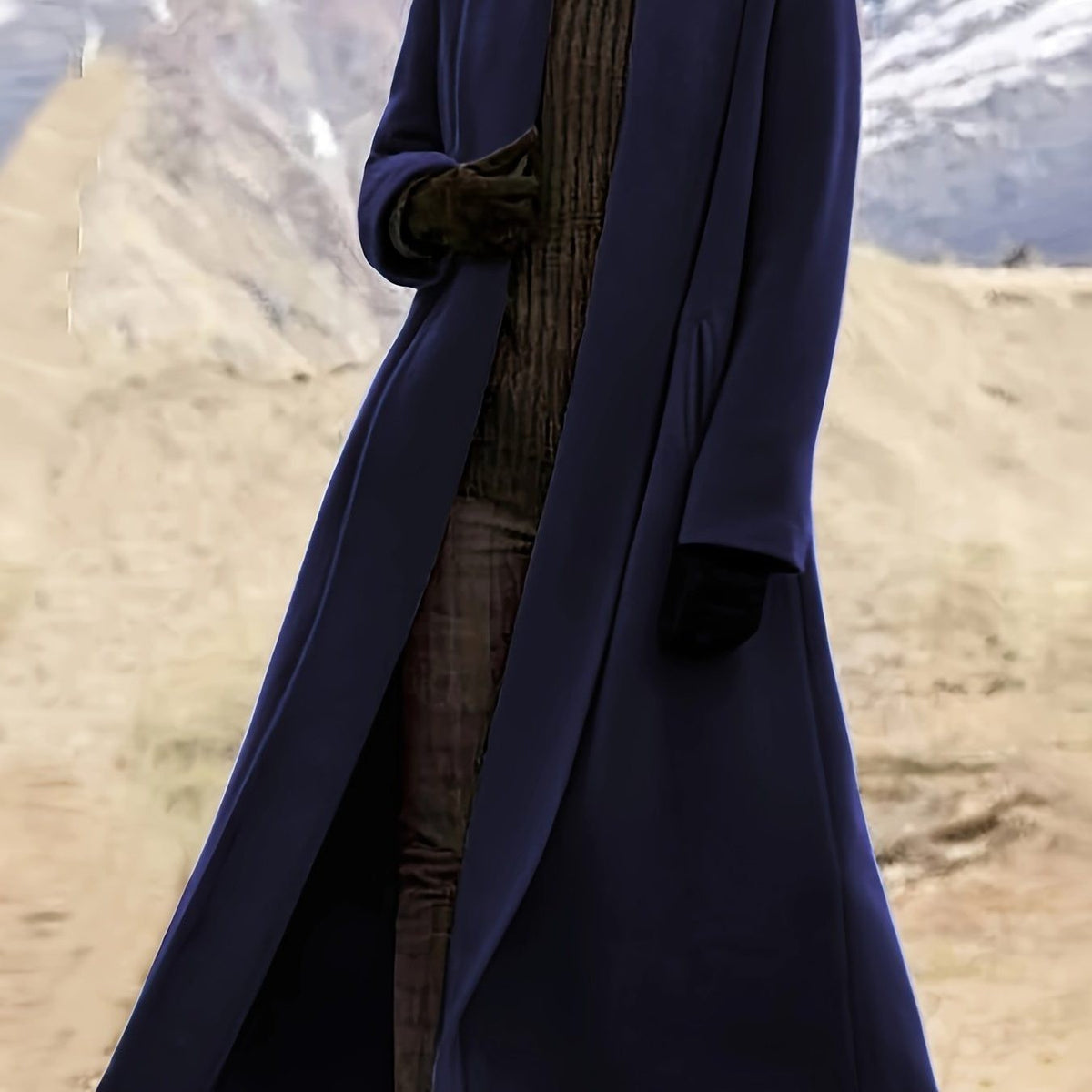 Open Front Longline Coats for Women