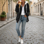 Oversized Sherpa Fleece Hooded Teddy Jacket