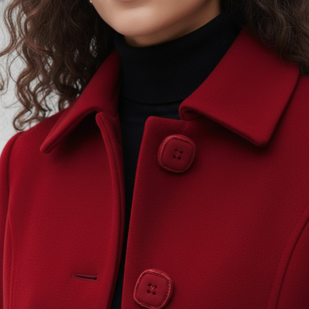 Women's Coats with Button Fastening
