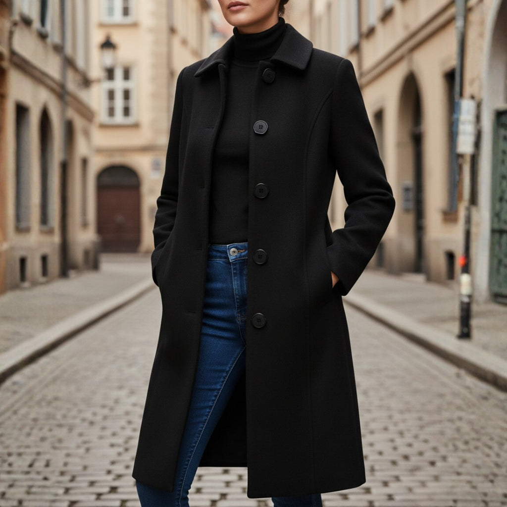 Women's Coats with Button Fastening