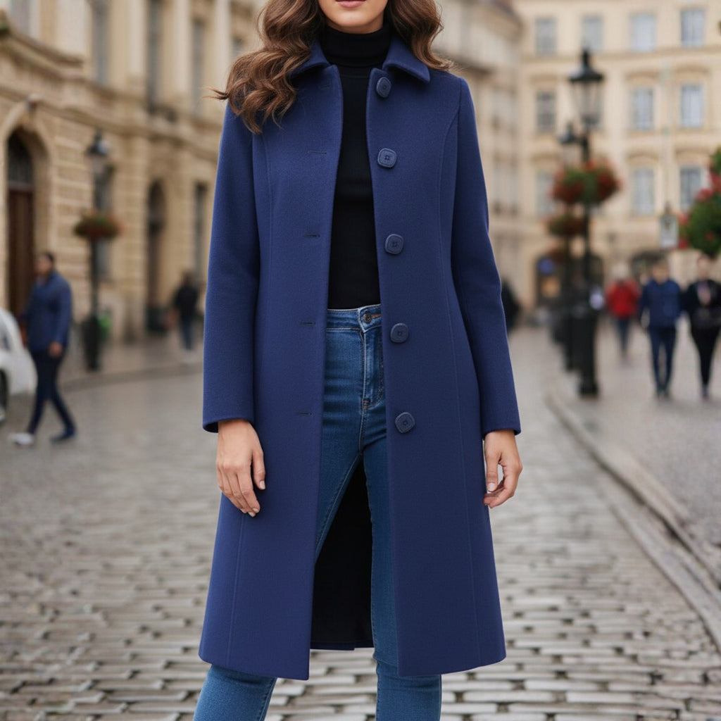 Women's Coats with Button Fastening
