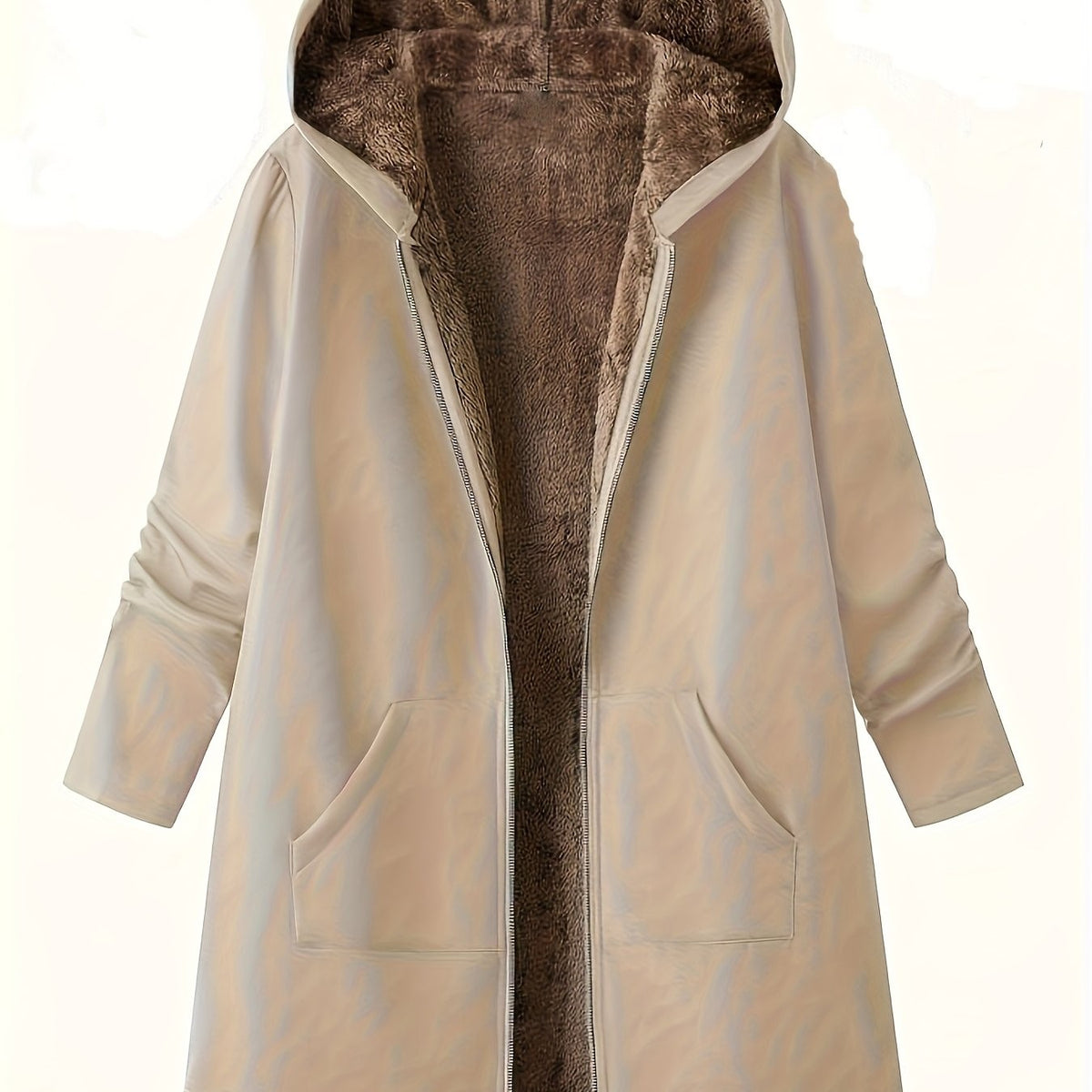 Women's Coats with Hood and Longline Cut