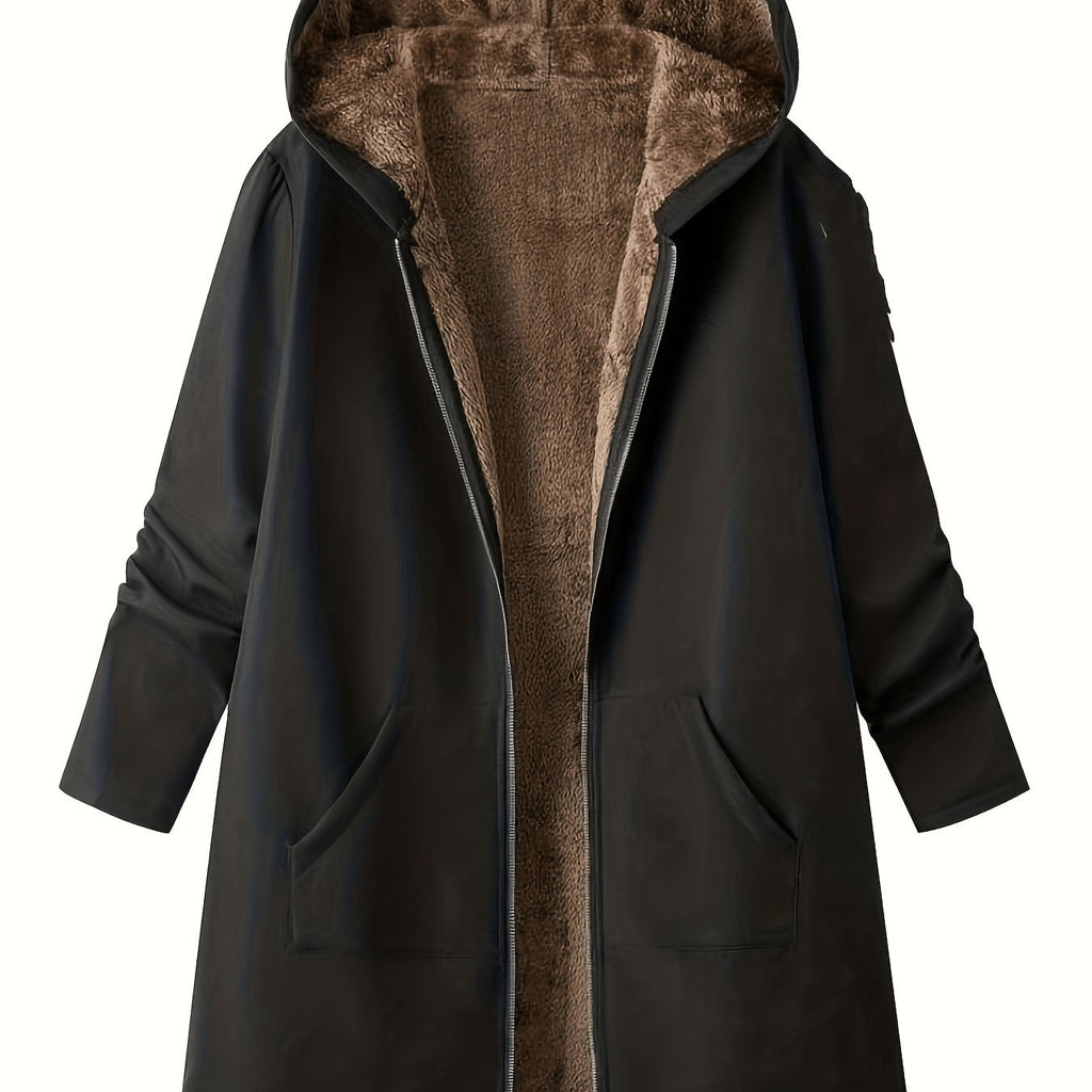 Women's Coats with Hood and Longline Cut