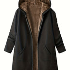 Women's Coats with Hood and Longline Cut