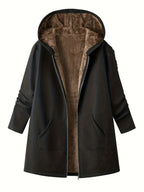 Women's Coats with Hood and Longline Cut