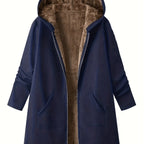 Women's Coats with Hood and Longline Cut