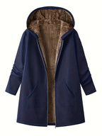 Women's Coats with Hood and Longline Cut