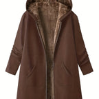 Women's Coats with Hood and Longline Cut