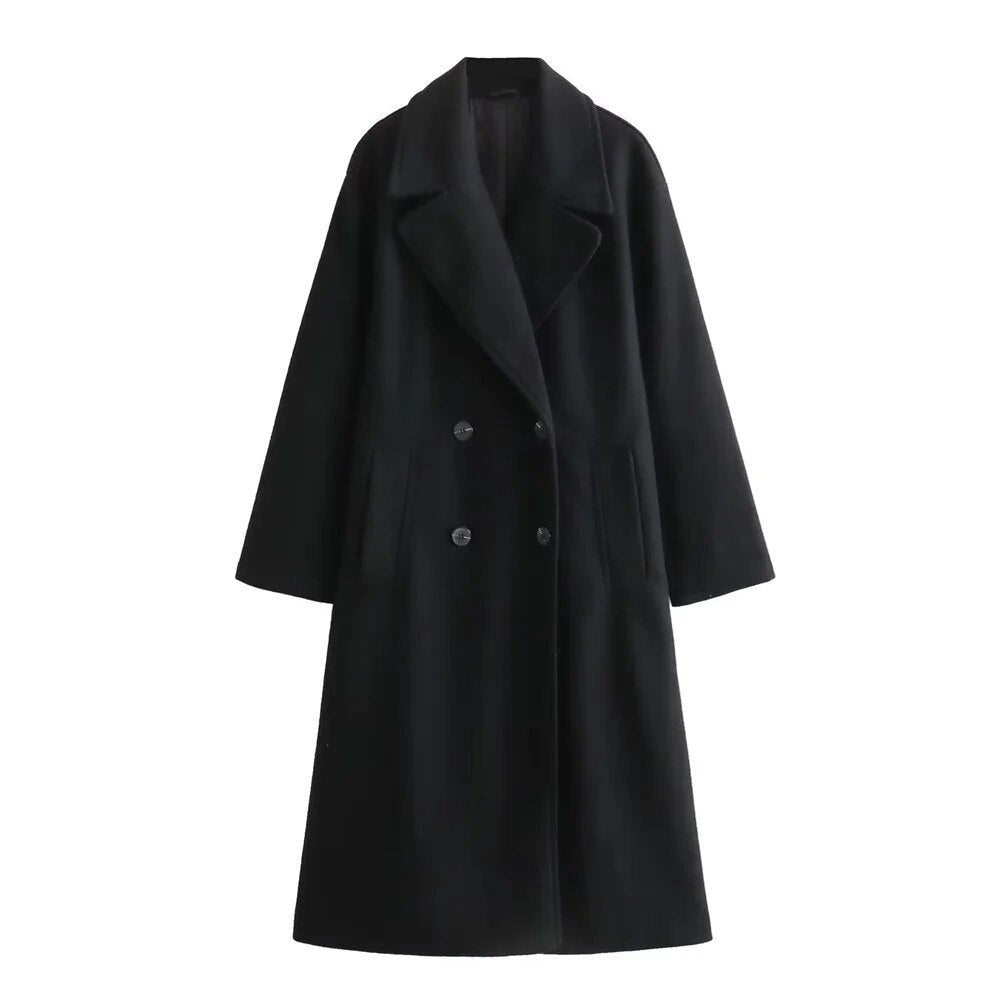 Women's Coats with Tailored Fit and Button Front