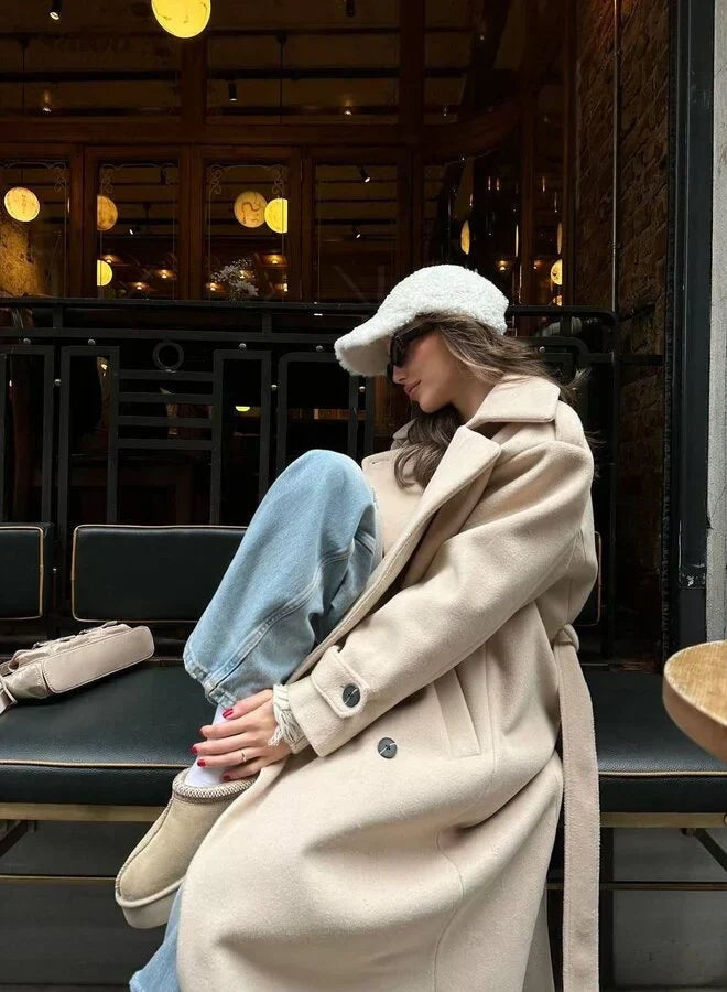 Women's Coats with Tailored Fit and Button Front