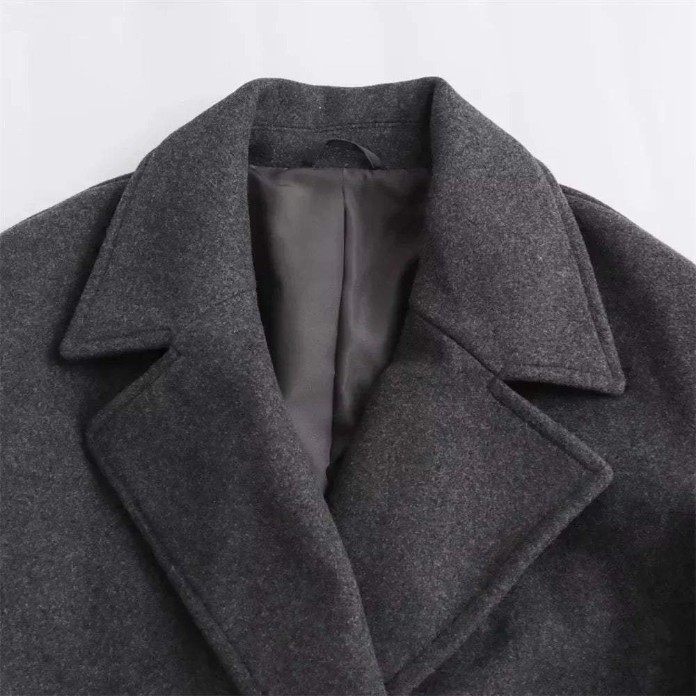 Women's Coats with Tailored Fit and Button Front