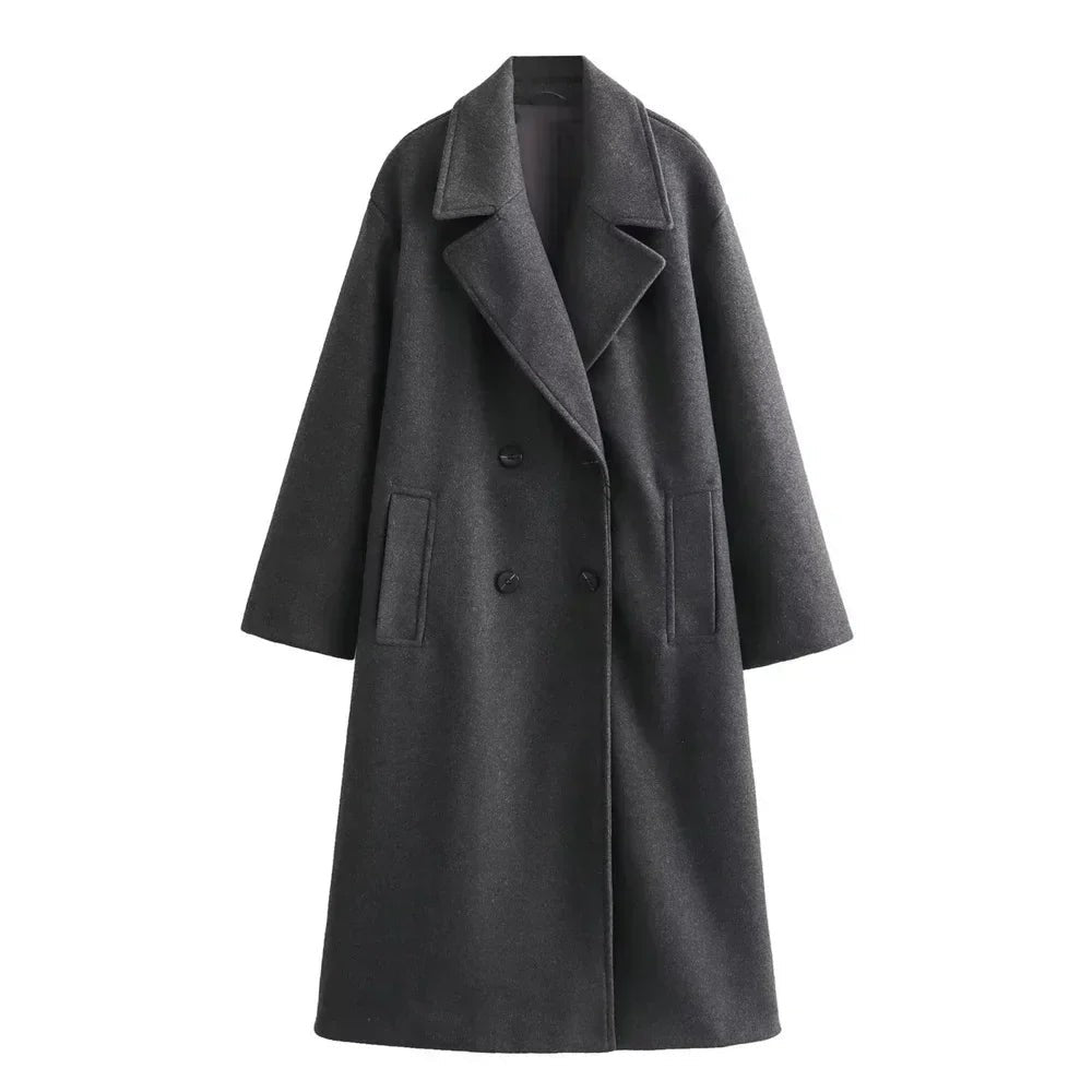 Women's Coats with Tailored Fit and Button Front