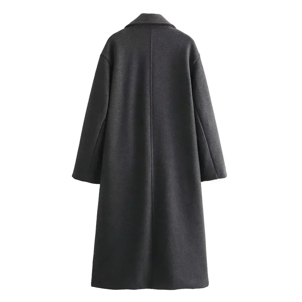 Women's Coats with Tailored Fit and Button Front