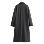 Women's Coats with Tailored Fit and Button Front