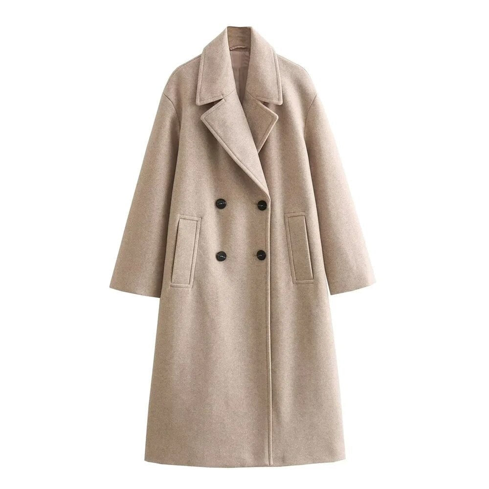 Women's Coats with Tailored Fit and Button Front