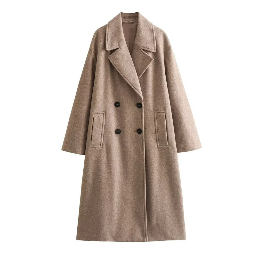Women's Coats with Tailored Fit and Button Front