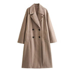 Women's Coats with Tailored Fit and Button Front