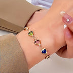 Women's Jewellery Multicolour Heart Bracelet