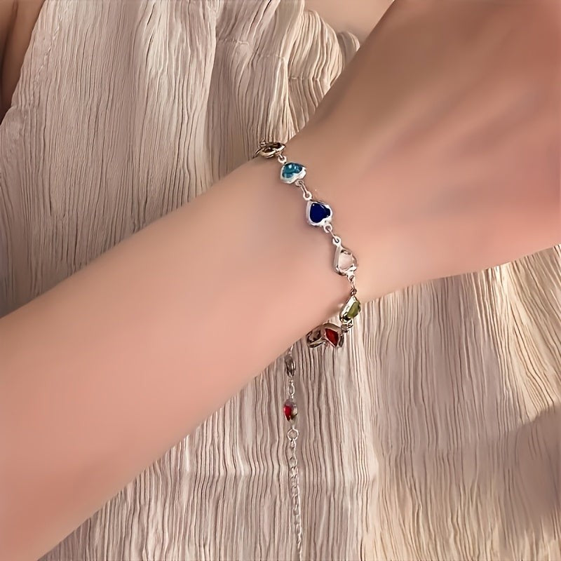 Women's Jewellery Multicolour Heart Bracelet