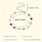 Women's Jewellery Multicolour Heart Bracelet