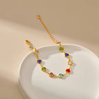 Women's Jewellery Multicolour Heart Bracelet