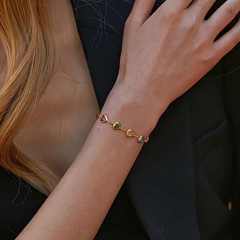 Women's Jewellery Multicolour Heart Bracelet