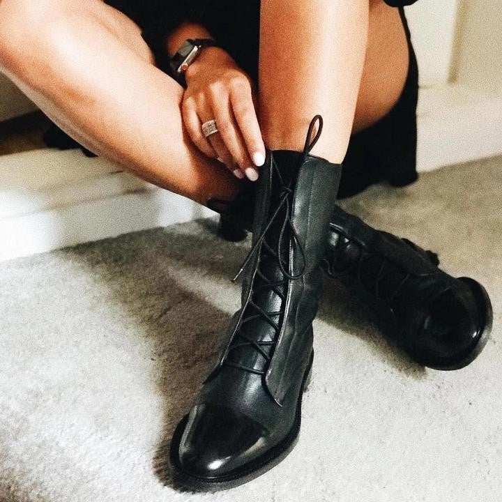 Women's Lace-Up Ankle Boots