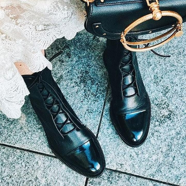 Women's Lace-Up Ankle Boots