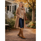 Women's Lace-Up Knee High Platform Winter Boots