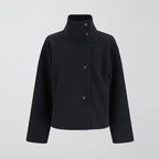 Women's Oversized Double Breasted Stand Collar Coats