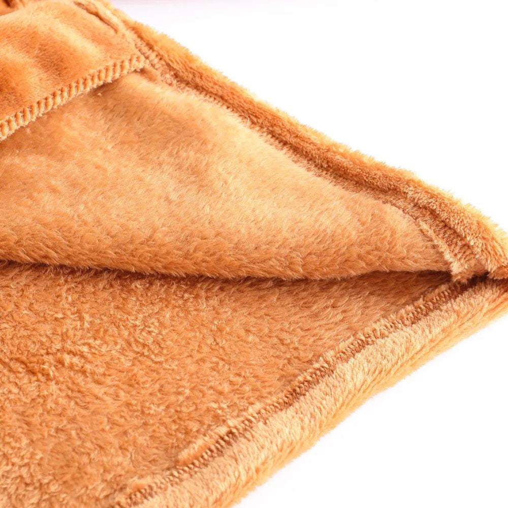 Women's Oversized Fluffy Coat with Wide Lapels