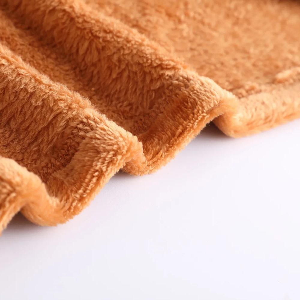 Women's Oversized Fluffy Coat with Wide Lapels