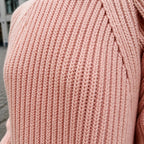 Women's Oversized Ribbed Half-Turtleneck Jumper Dress