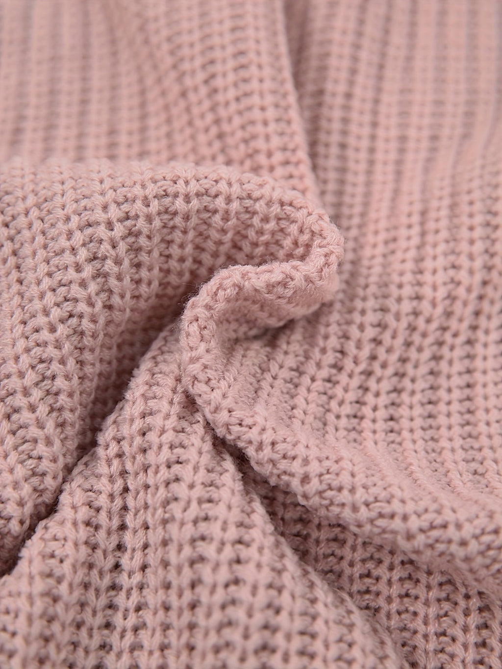 Women's Oversized Ribbed Half-Turtleneck Jumper Dress