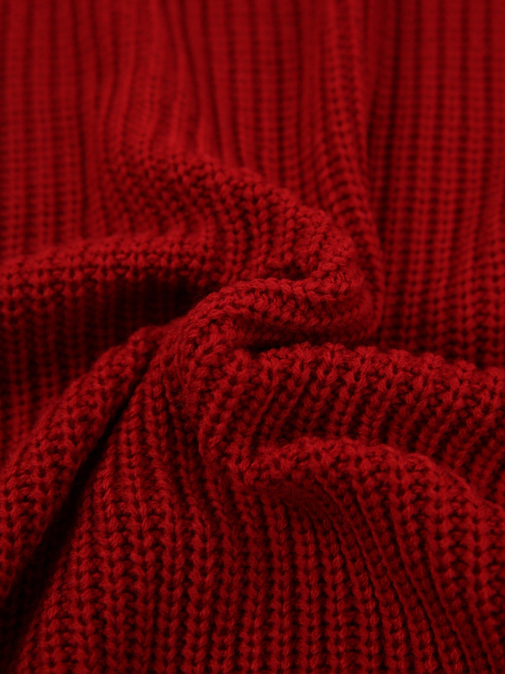Women's Oversized Ribbed Half-Turtleneck Jumper Dress