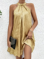 Women's Party Dresses with Halter Neck